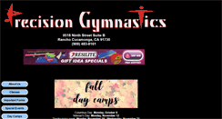 Desktop Screenshot of precision-gym.com
